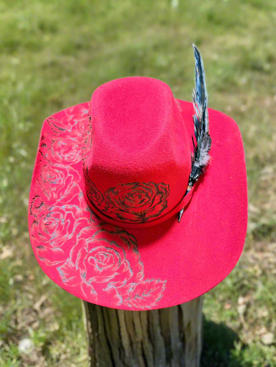 Red Cowboy Hat