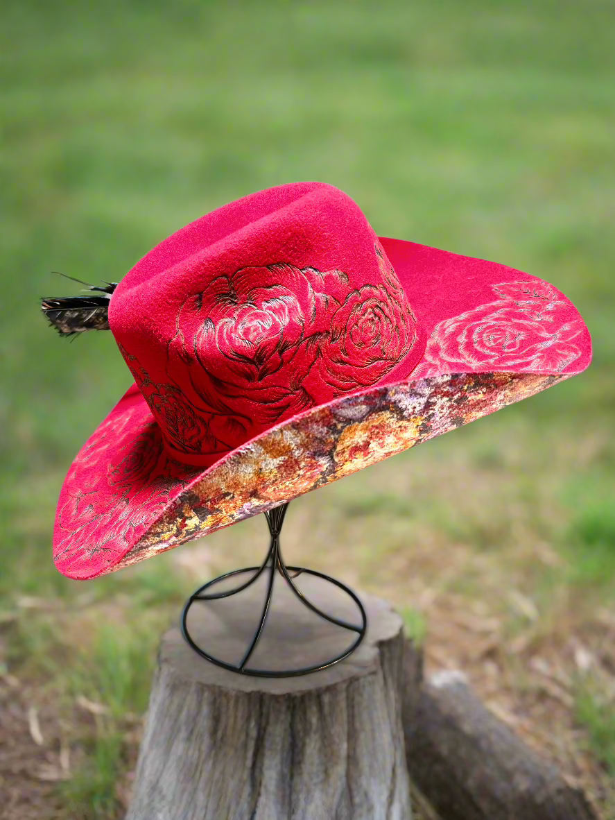 Red Cowboy Hat