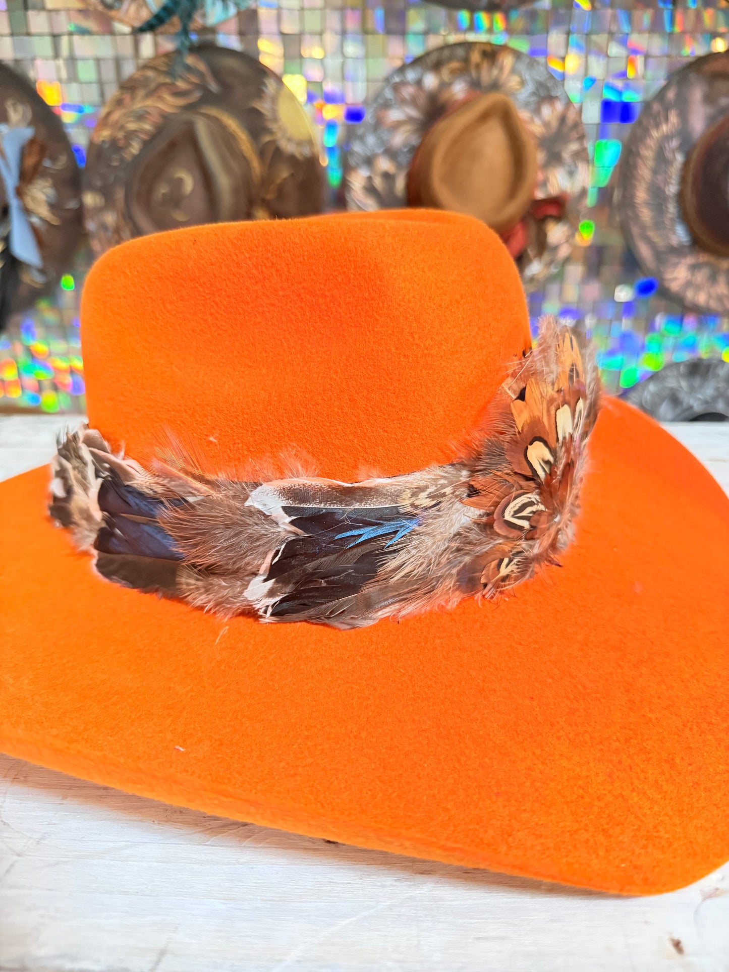 Vintage Style Feather Hat Band 2