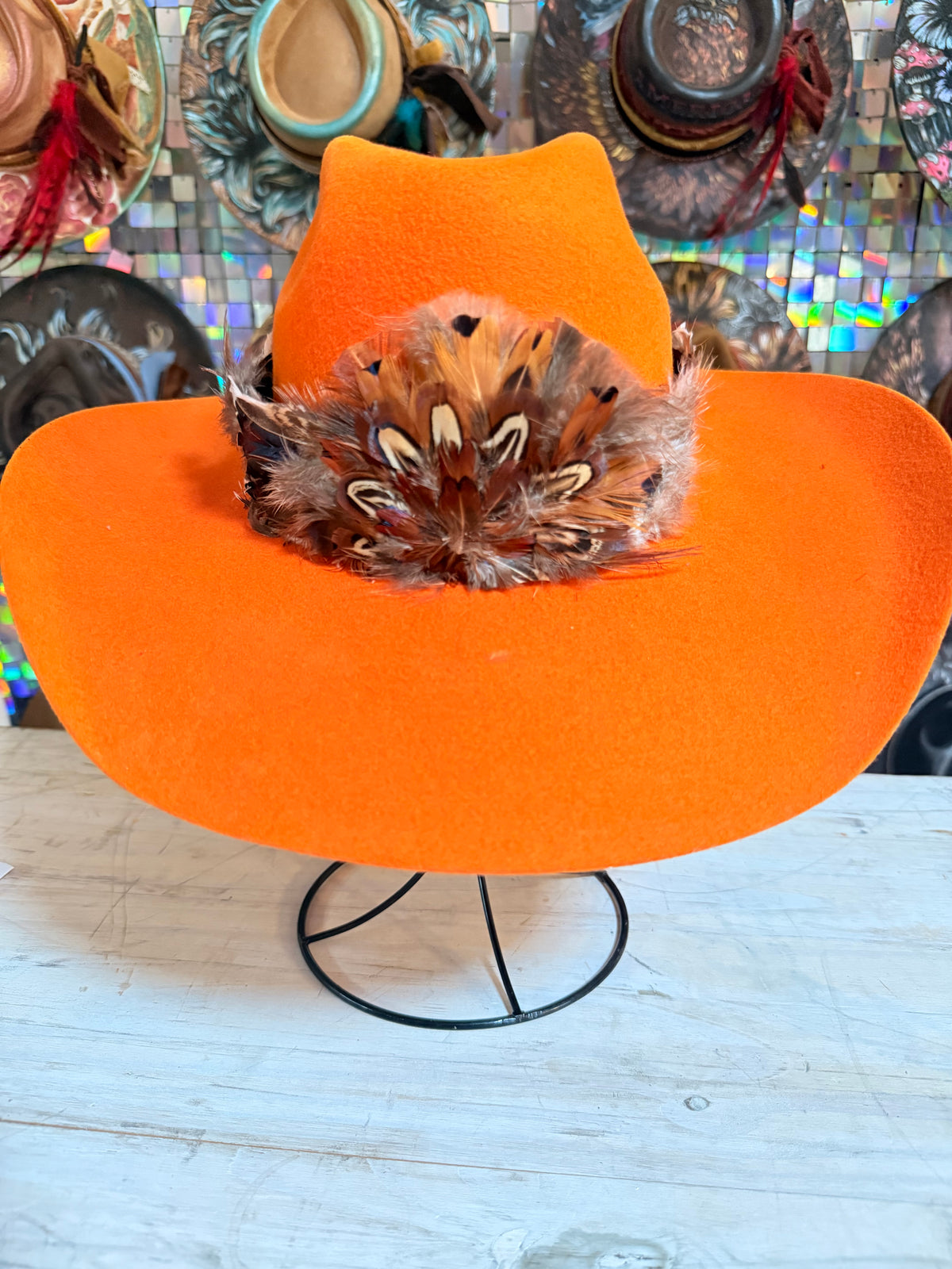 Vintage Style Feather Hat Band 2