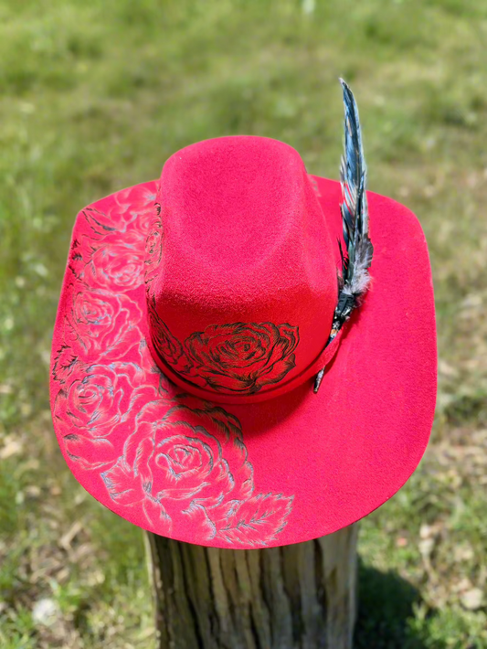 Red Cowboy Hat