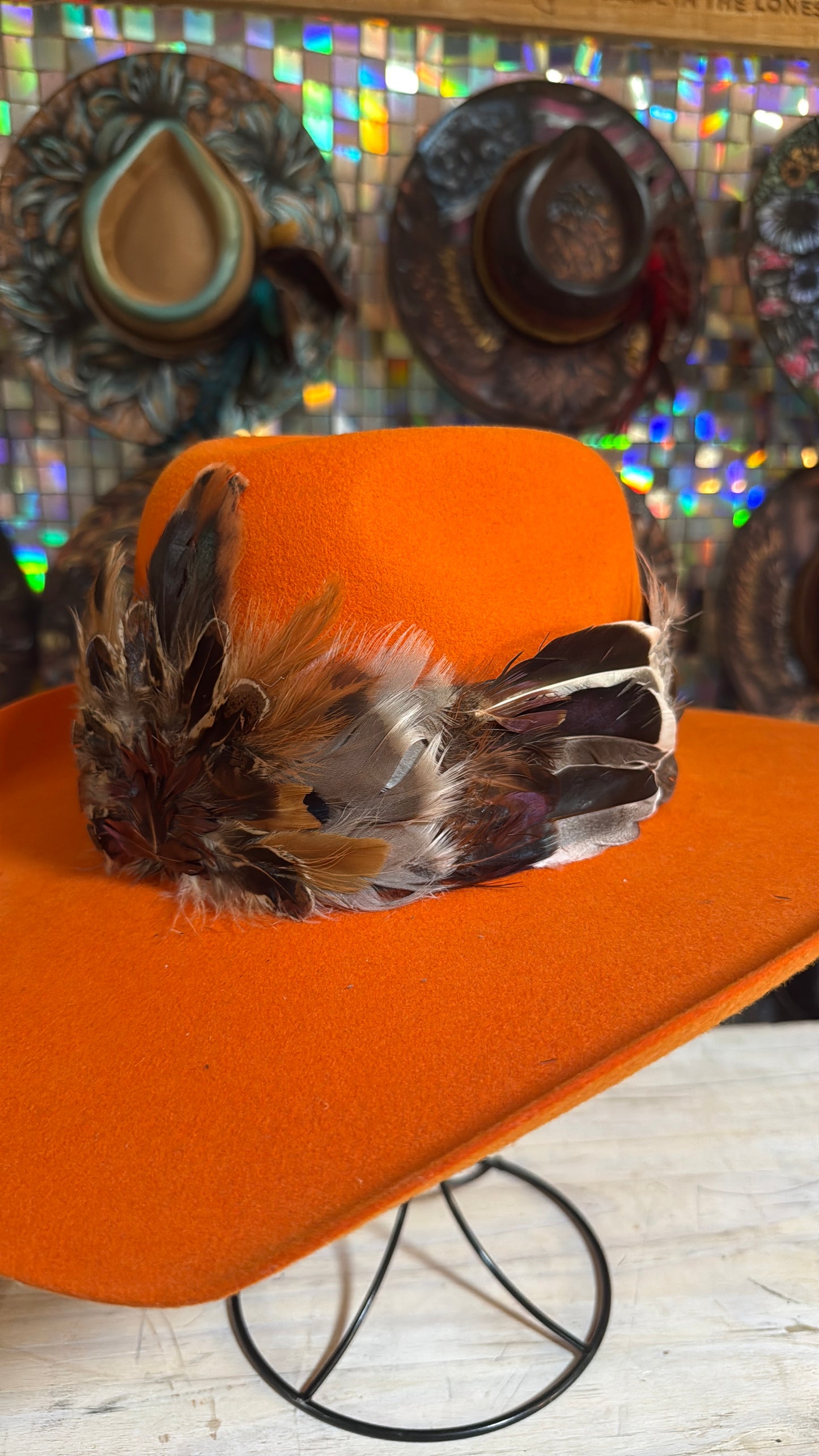Vintage Style Feather Hat Band 3