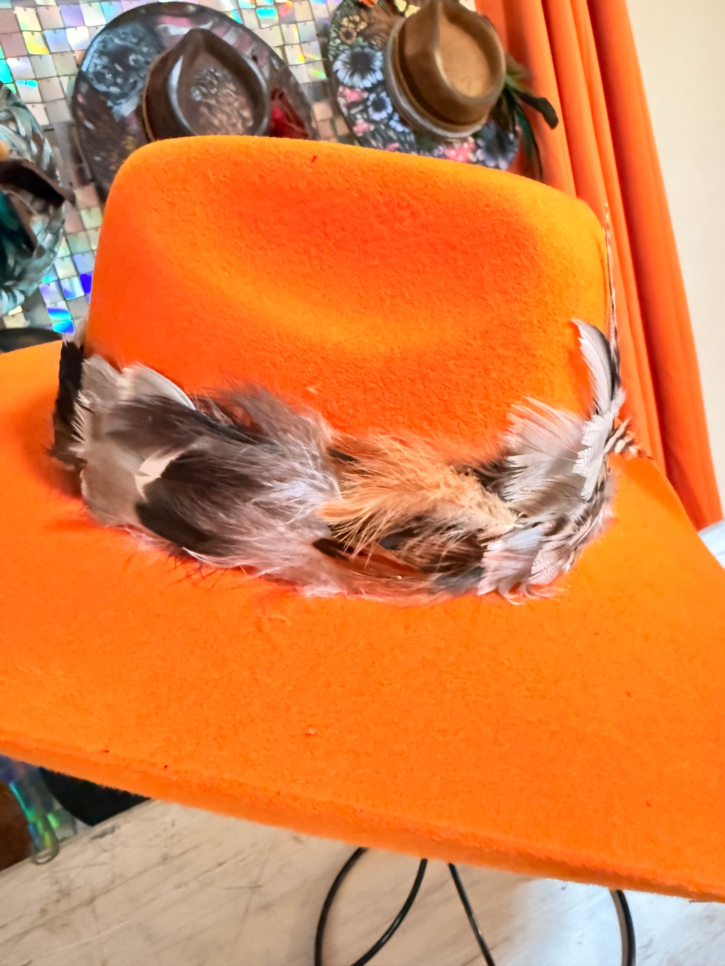 Vintage Style Feather Hat Band 1