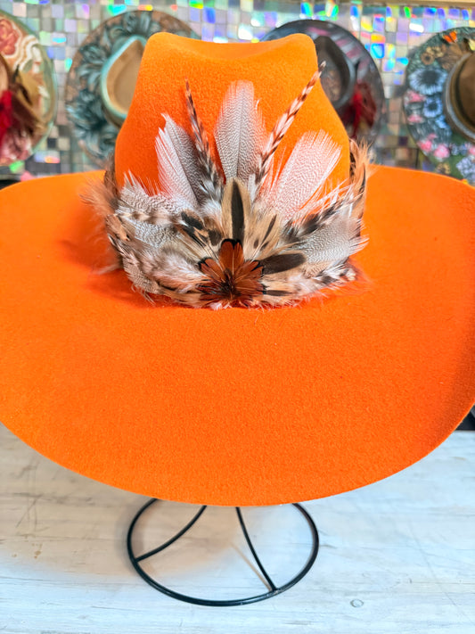 Vintage Style Feather Hat Band 1